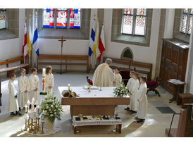 Dankgottesdienst der Kommunionkinder (Foto: Karl-Franz Thiede)